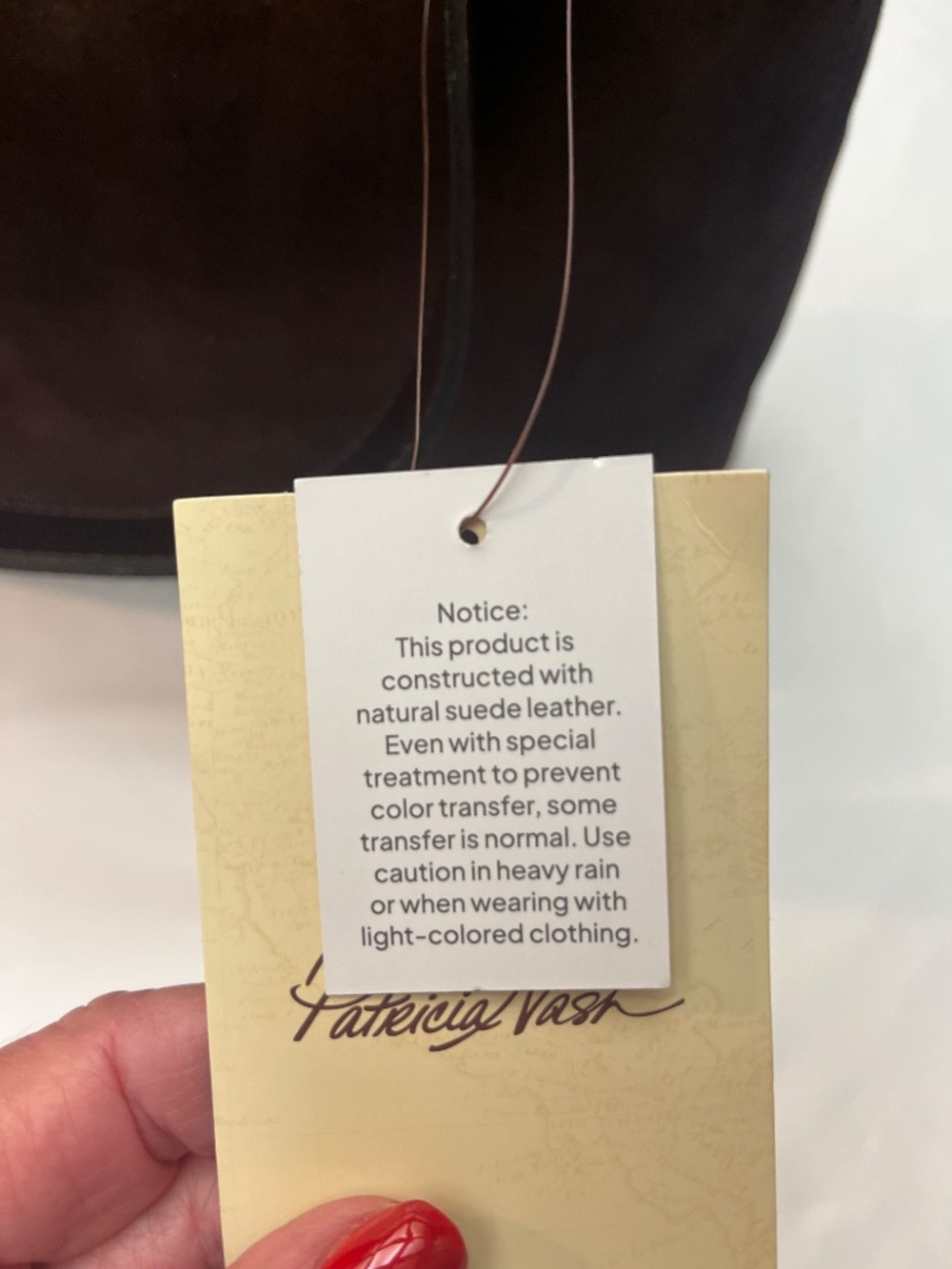 NWT Patricia Nash Dark Brown Suede Prairie Hobo Bag. NWT. - Picture 4 of 15